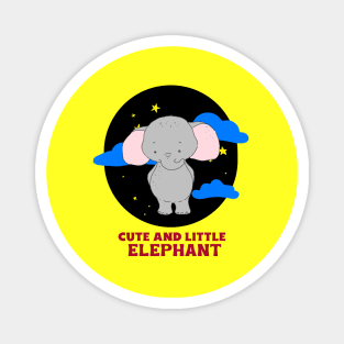 Cute And Little Elephant | Cute Baby Magnet